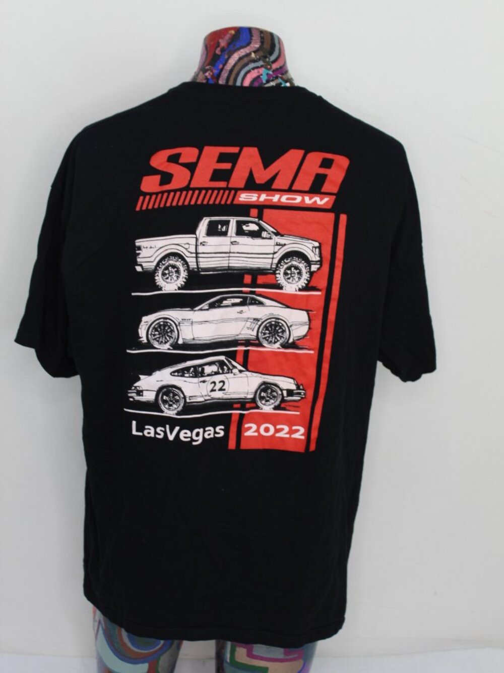 Sema Show 2022 Las Vegas Adult 2XL Black Tshirt